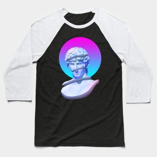 Retro Statue Baseball T-Shirt